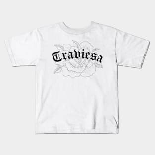 Traviesa - flower design Kids T-Shirt